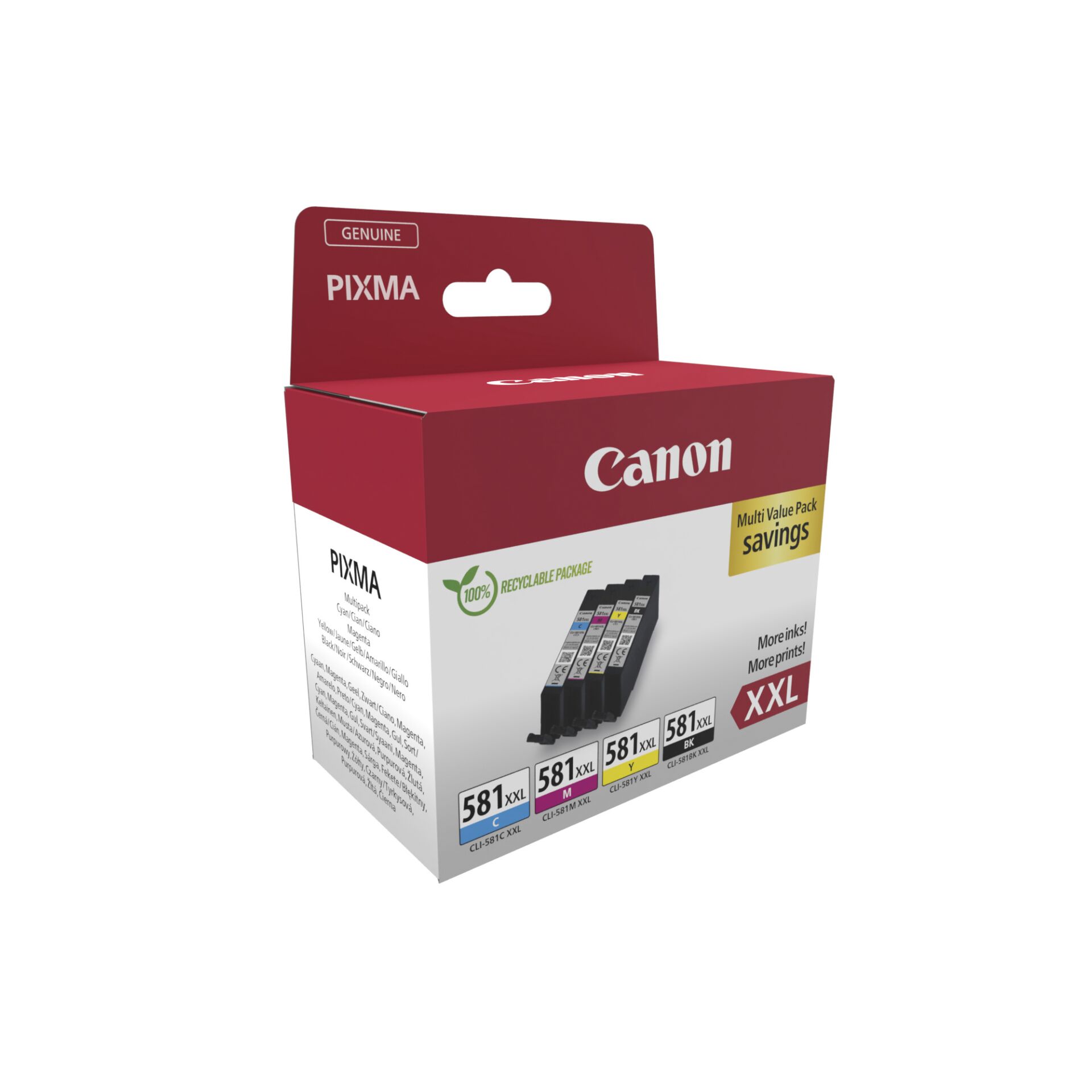 Canon CLI-581XXL BK/C/M/Yk Multipack 829691_01