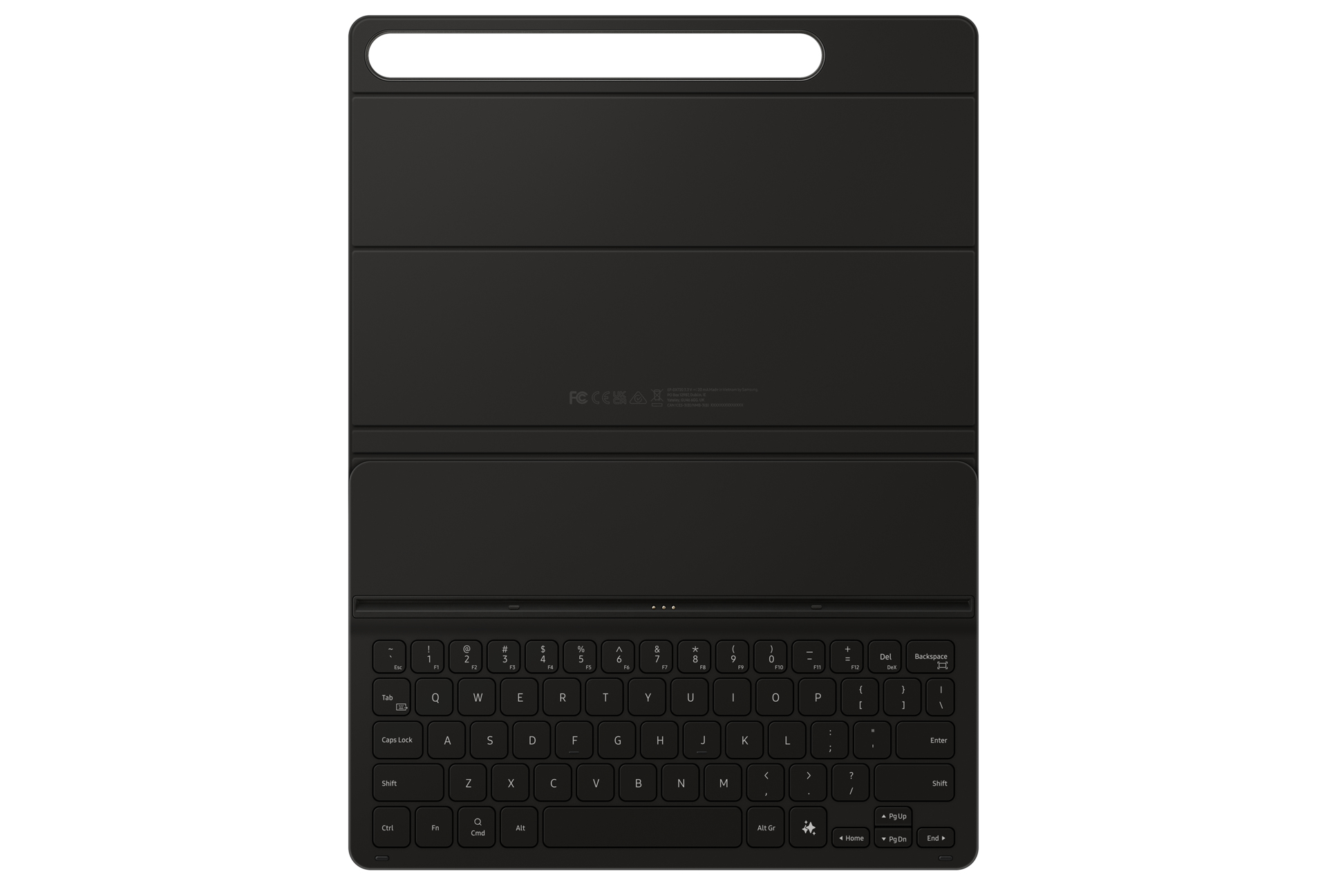 Samsung Tab S9/S9 FE Book Cover Keyboard Slim Black 16191be6f38dbba3799a731019f0bbd554e39e4f
