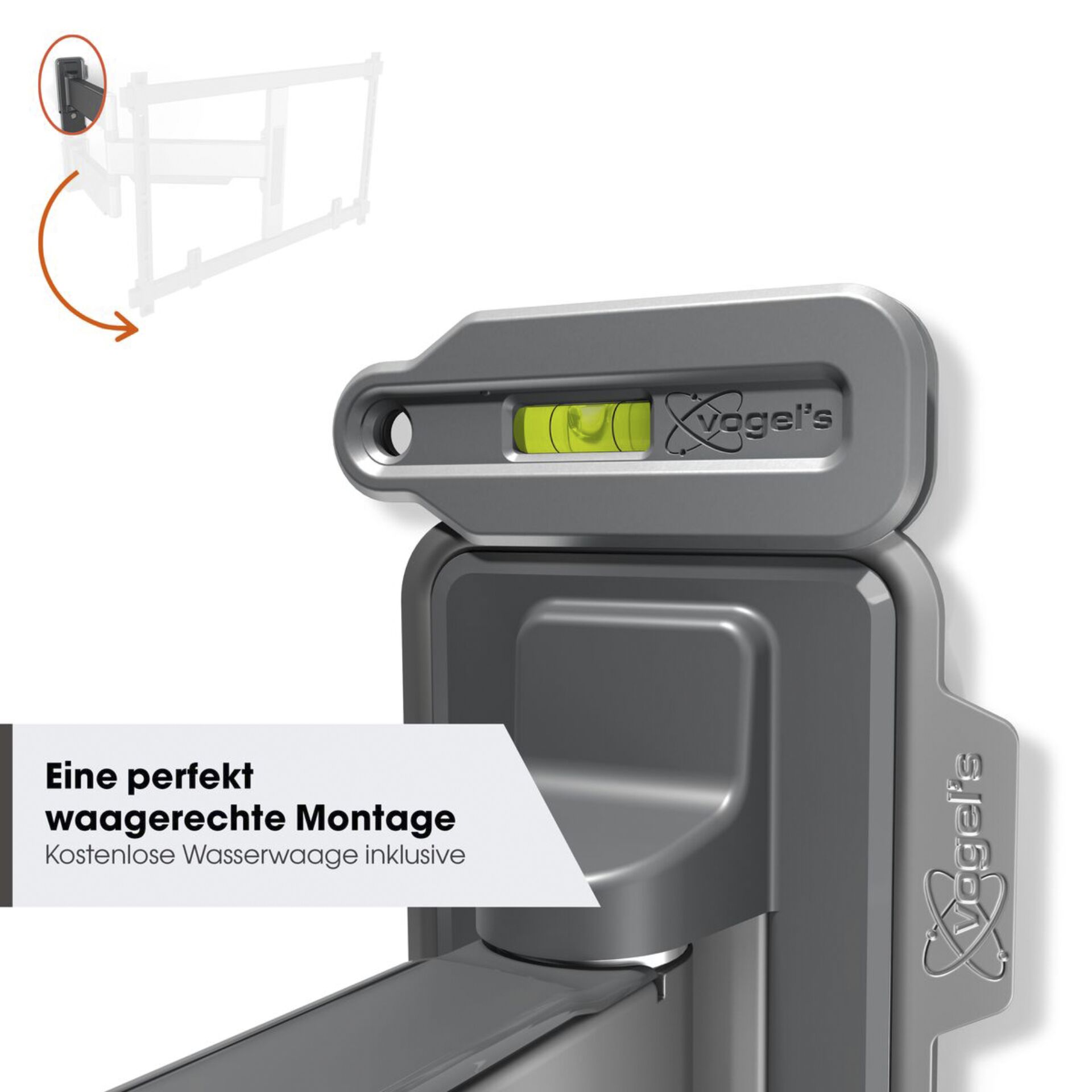 Vogels ELITE TVM 5845 schwarz Schwenkbare TV-Wandhalt. 55-100