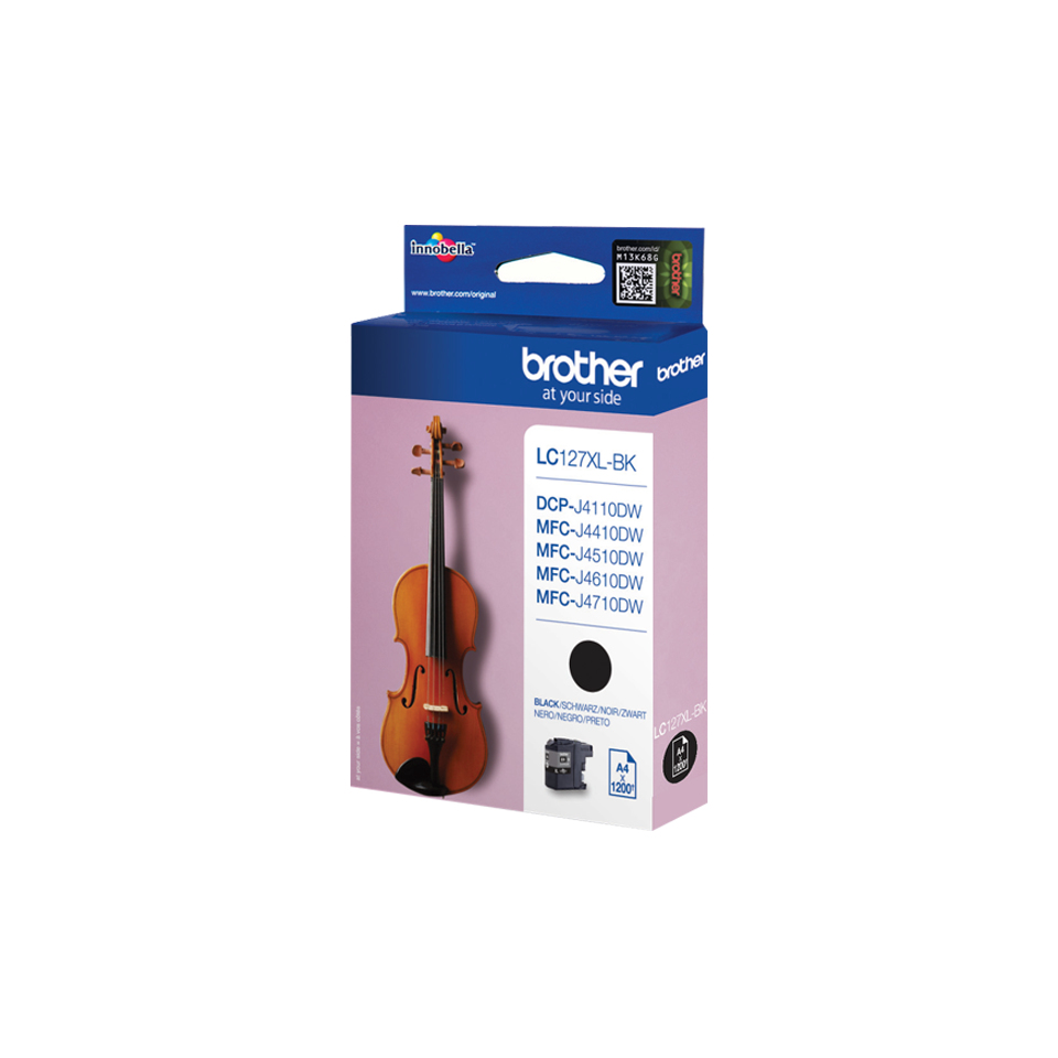 Brother LC-127XLBK 1200Seiten Schwarz Tintenpatrone