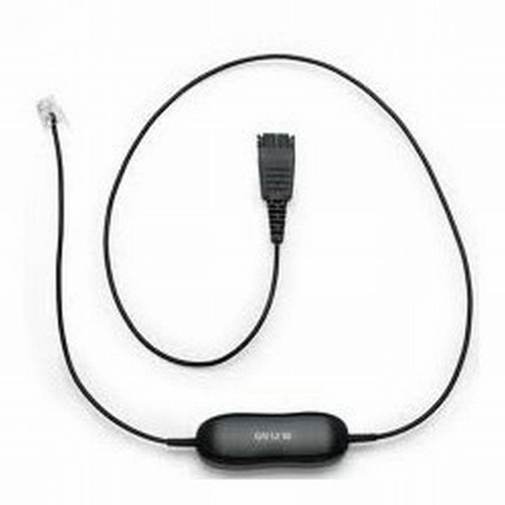 JABRA Anschlusskabel GN1216 (QD auf RJ9) gewendelt (für Avaya)