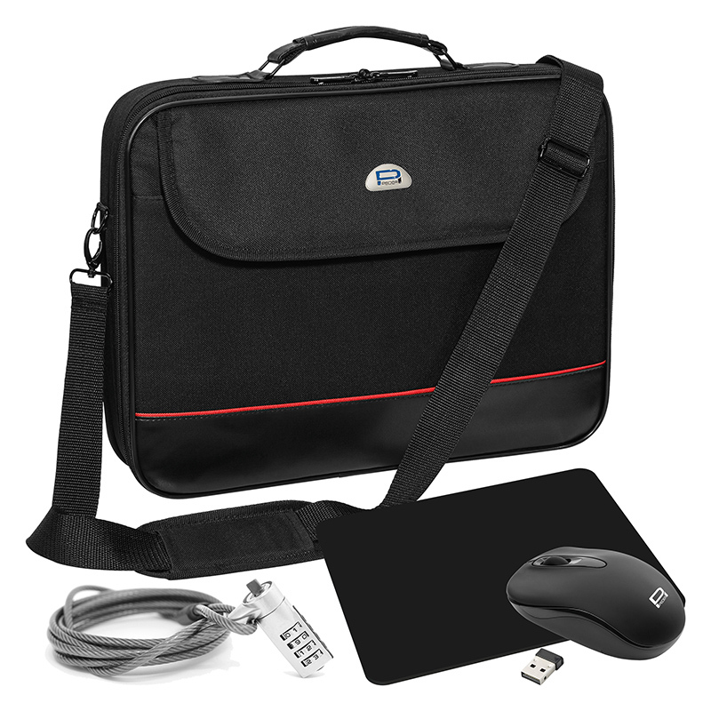 PEDEA Laptop Starterset Trendline 33,8cm -13,3"-, schwarz
