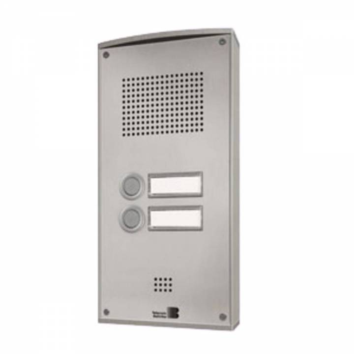 Behnke 5-0057 Serie 5 Aufputz-Set mit 2-Ruftasten (Silber)