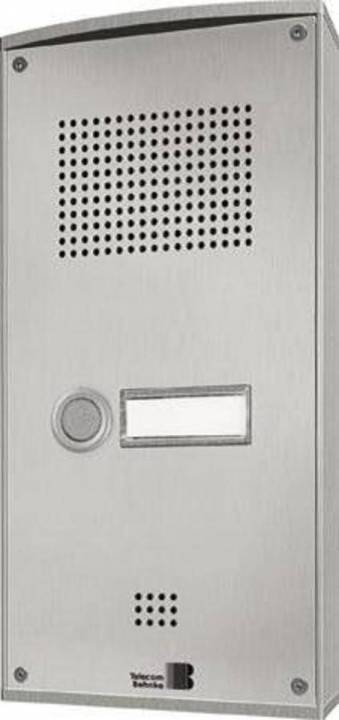 Behnke 5-0060 Serie 5 Aufputz-Set mit 1 Ruftaste (Edelstahl)