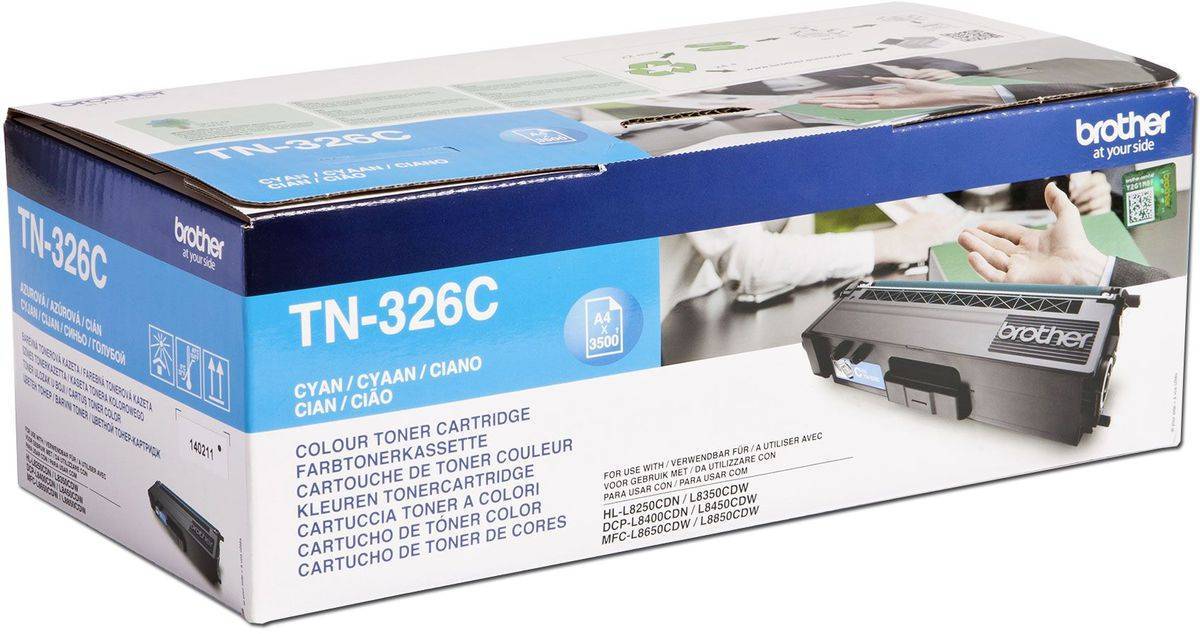 Brother Toner TN-326C Cyan (ca. 3500 Seiten)