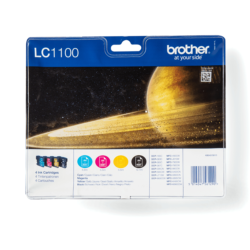 Brother Tintenpatronen LC-1100 Multipack -je 1x BK/M/C/Y- 100000056139H