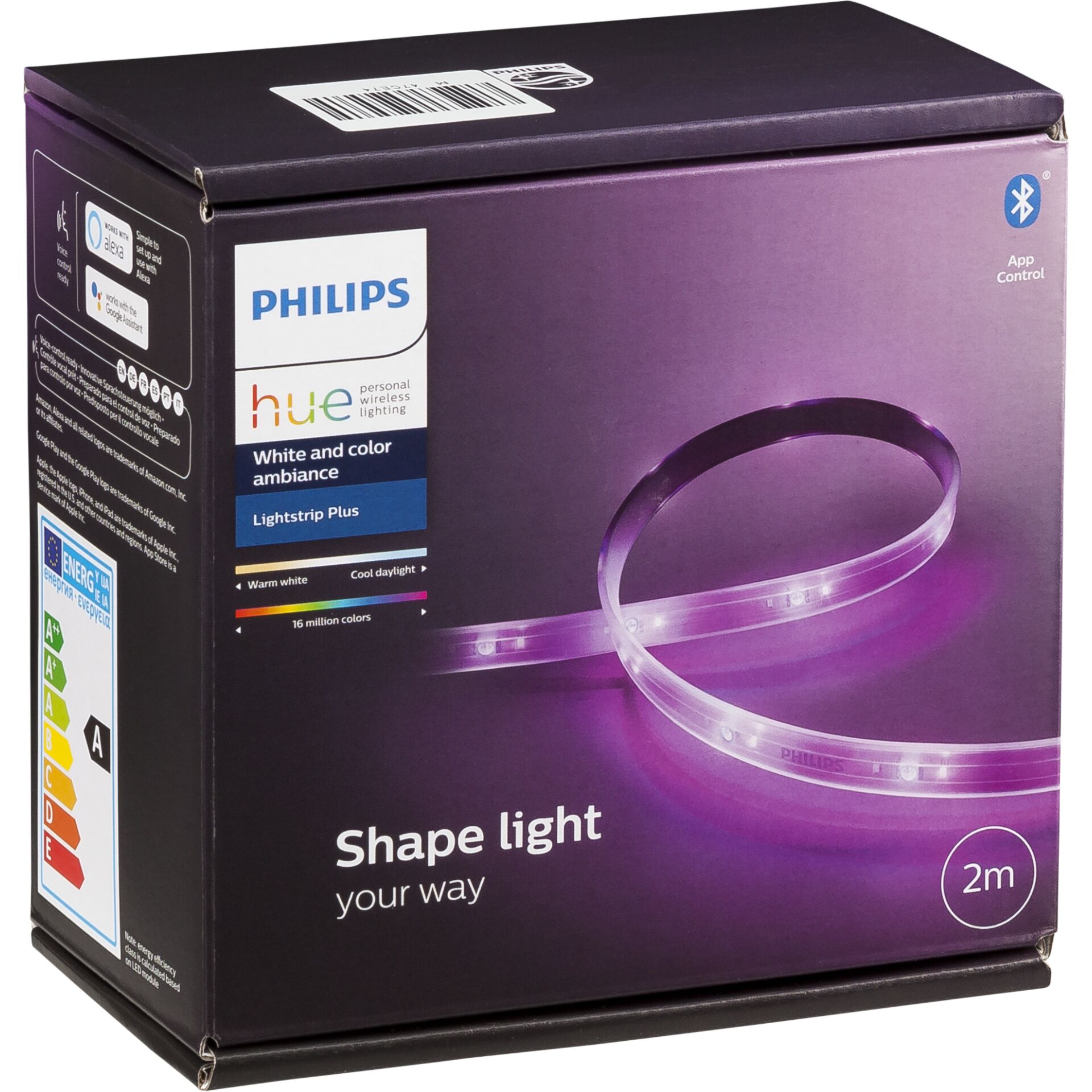 Philips Hue LightStrip Plus 2m 1600lm White Color Ambiance BT 659822_00