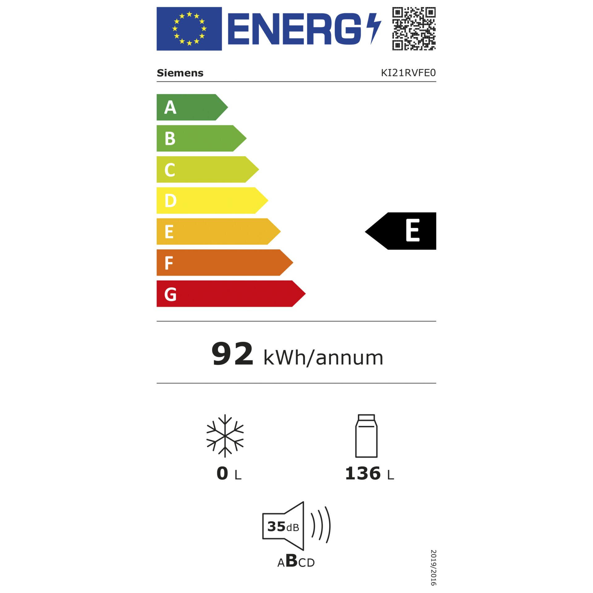 Siemens KI 21RVFE0