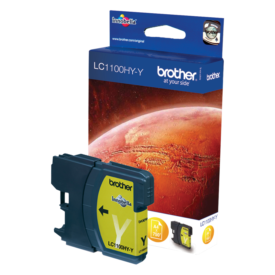 Brother LC-1100HYY Ink Cartridge Gelb Tintenpatrone