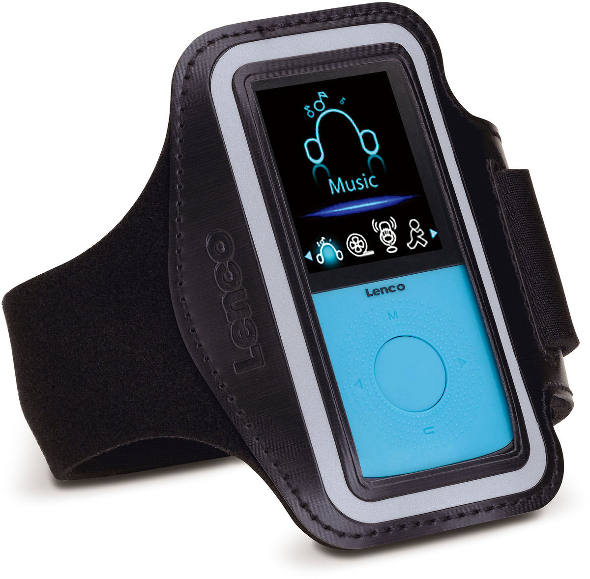Lenco PODO-153BU MP3 Player + Schrittzähler -Blau-