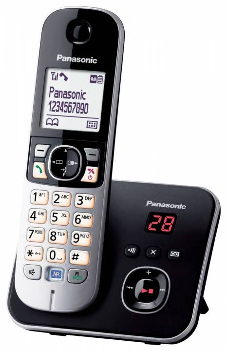 Panasonic KX-TG6821GB schwarz mit AB