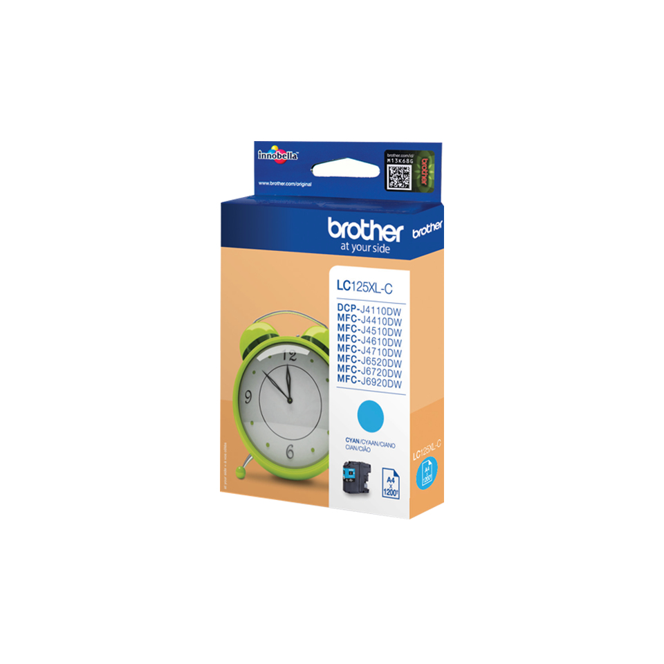 Brother LC-125XLC Cyan Tintenpatrone