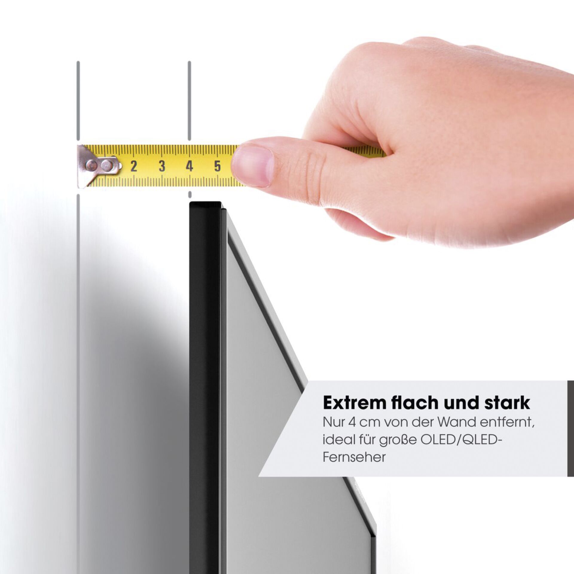 Vogels ELITE TVM 5845 schwarz Schwenkbare TV-Wandhalt. 55-100