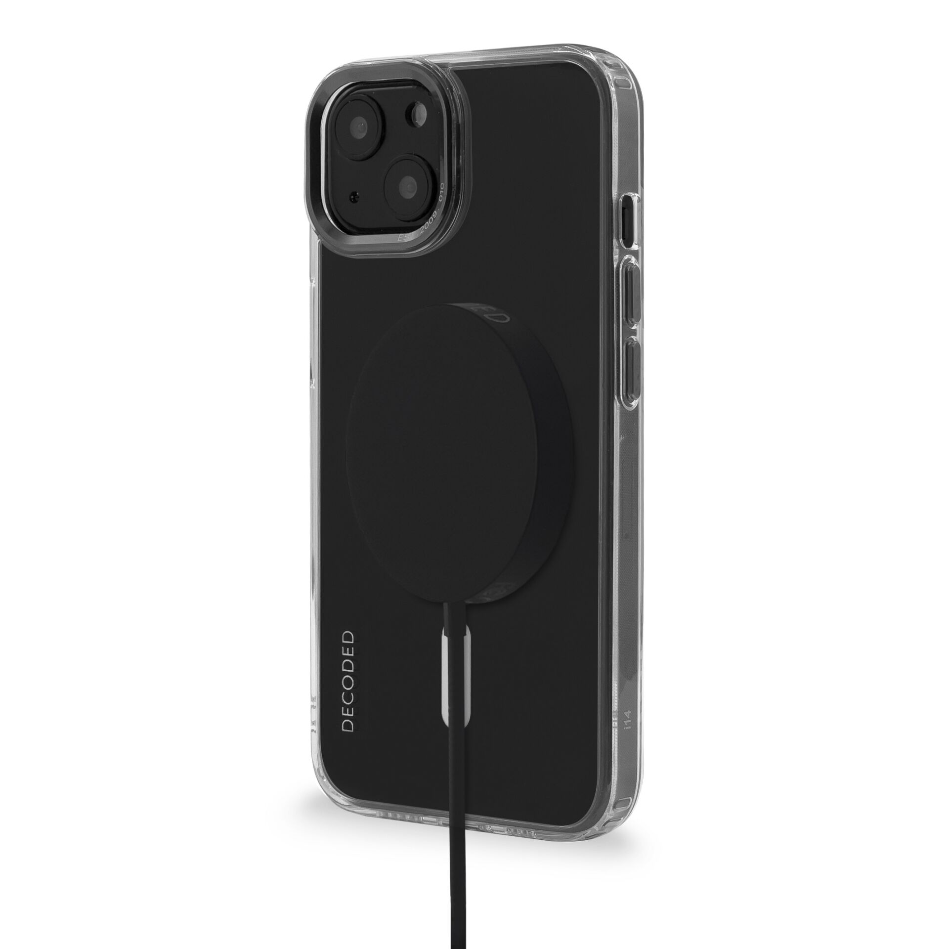 Decoded Recycled Plastic Trans. Backcover iP14 Plus Antracite