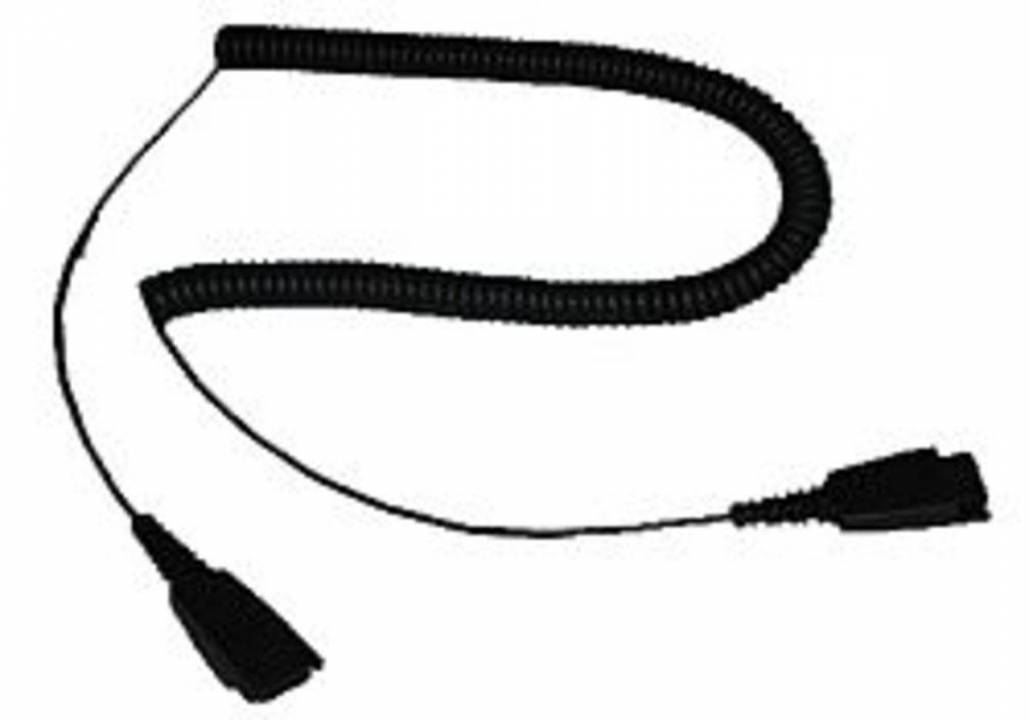 JABRA Verlängerungskabel (2x QD, 2 m, spiral)