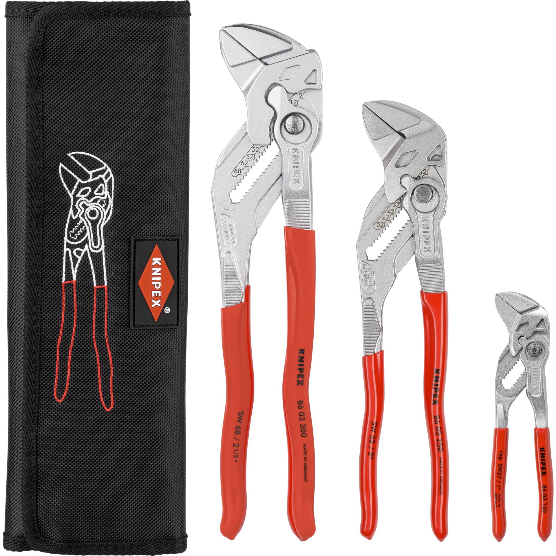 KNIPEX Zangenschlüssel-Set, 3-teilig