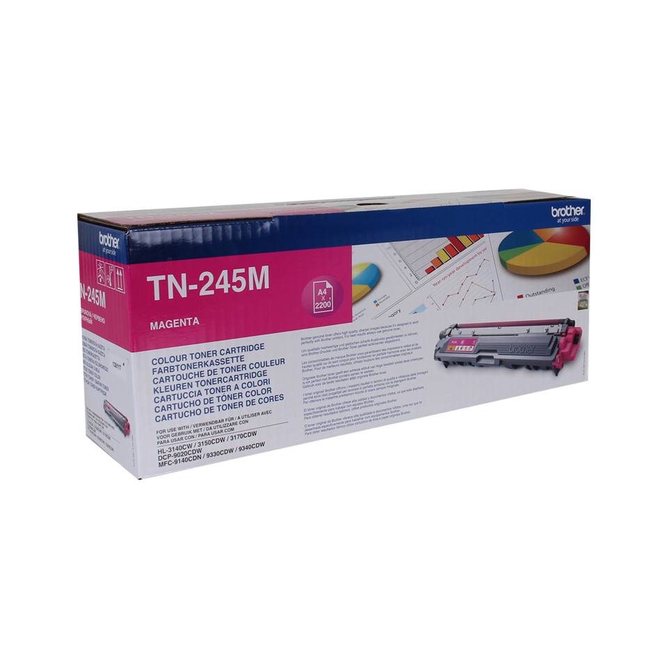 Brother TN-245M Laserpatrone 2200Seiten Magenta Lasertoner / Patrone