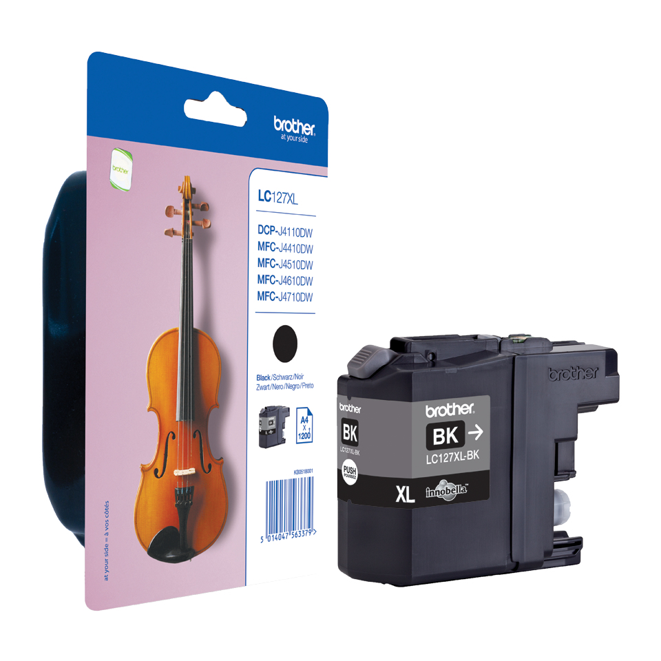 Brother LC-127XLBK 1200Seiten Schwarz Tintenpatrone