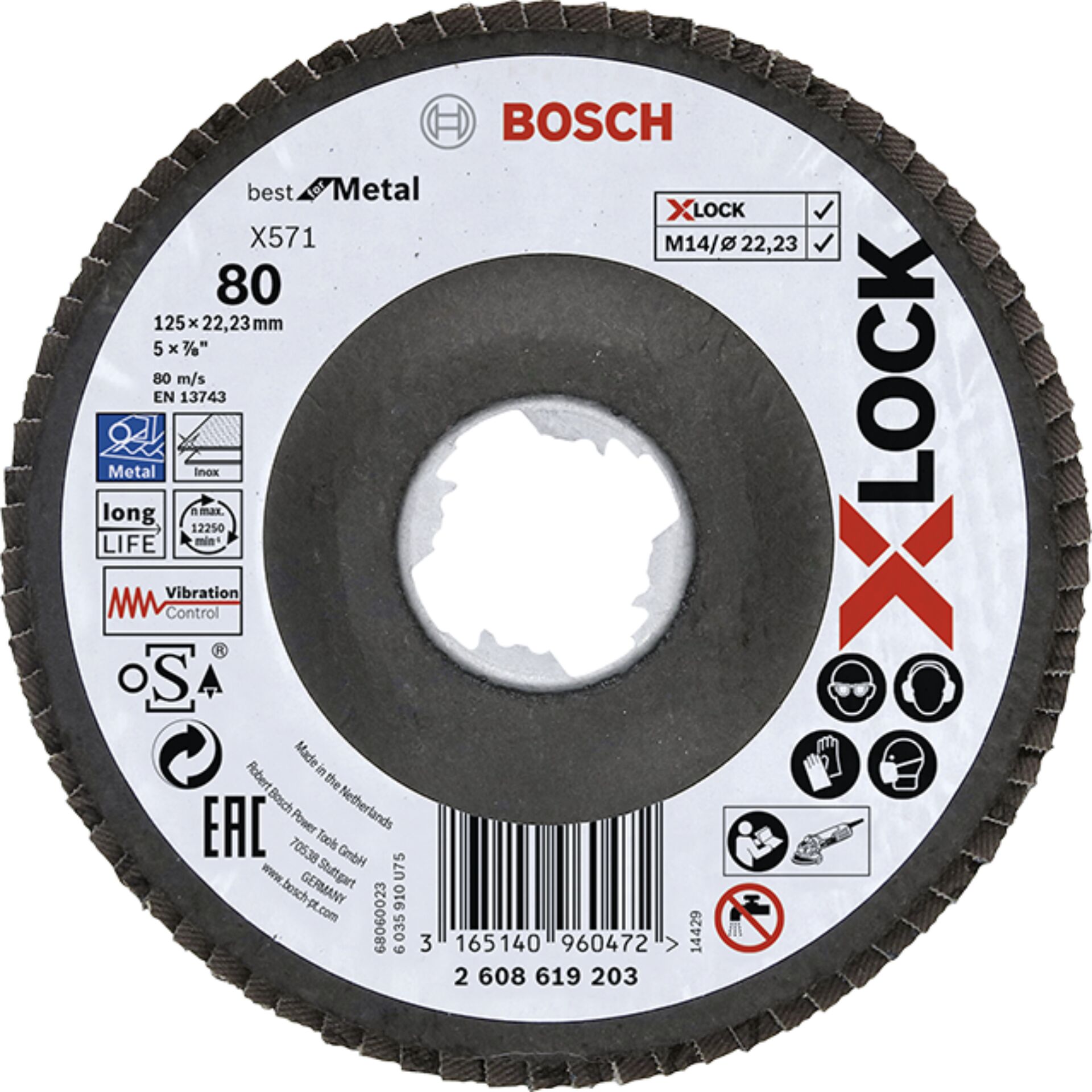 Bosch GWX 13-125 S Set Winkelschleifer