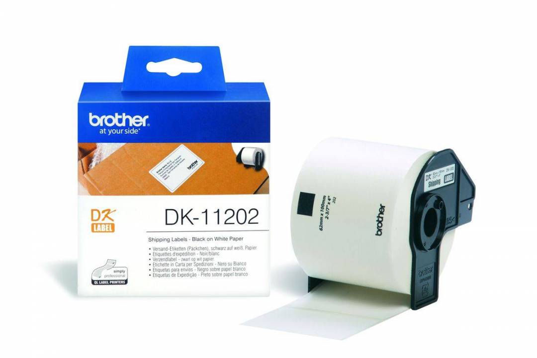 Versandetiketten DK-11202 (300 St.) weiß 62 x 100 mm