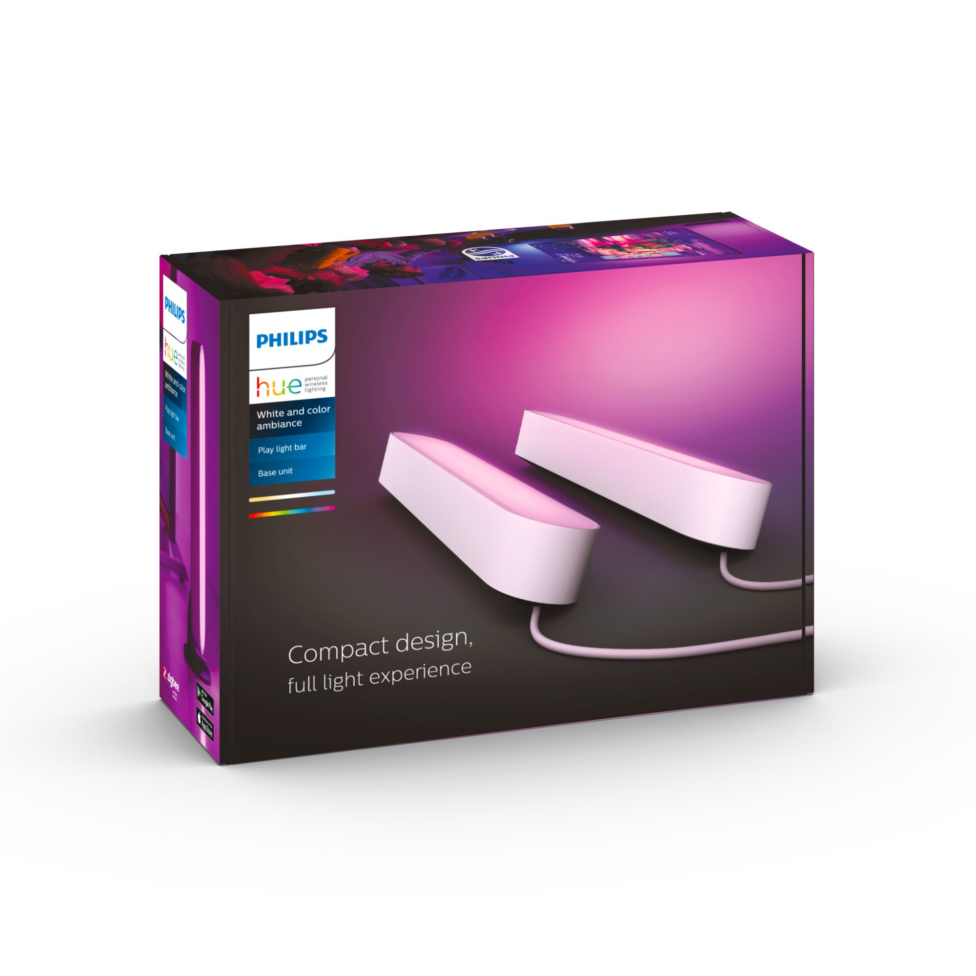 Philips Hue White and Color ambiance Play Lightbar Doppelpack
