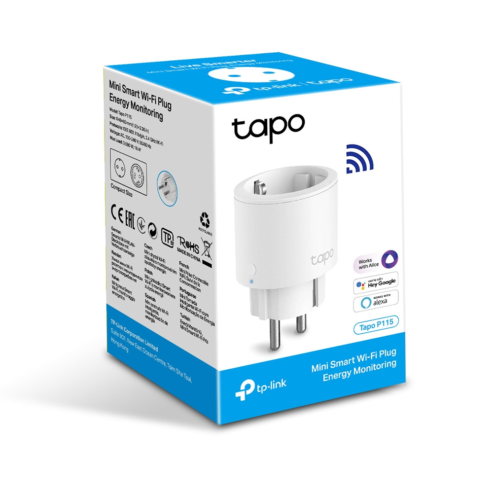 Tapo P115 (1 Stück) WLAN-Steckdose fe410237ff795d6c7b69d24e87a9e503