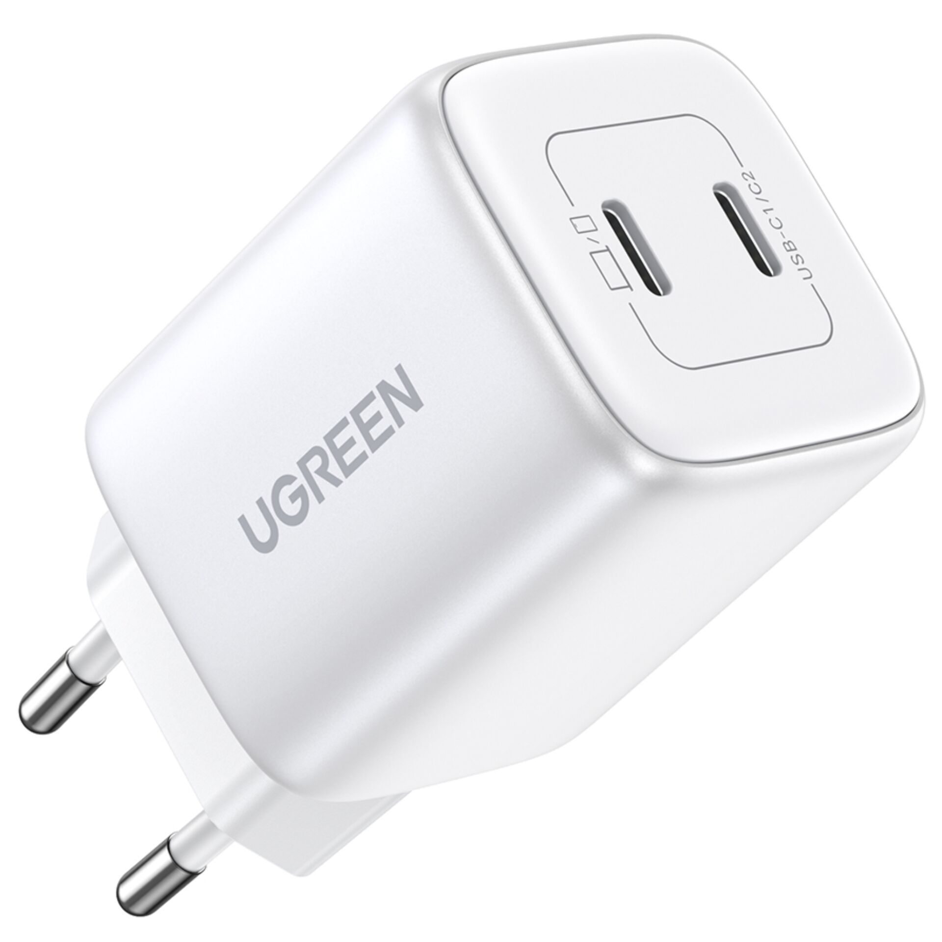 UGREEN Nexode 45W Dual USB-C PD Charger (25W+20W) white 784422_00