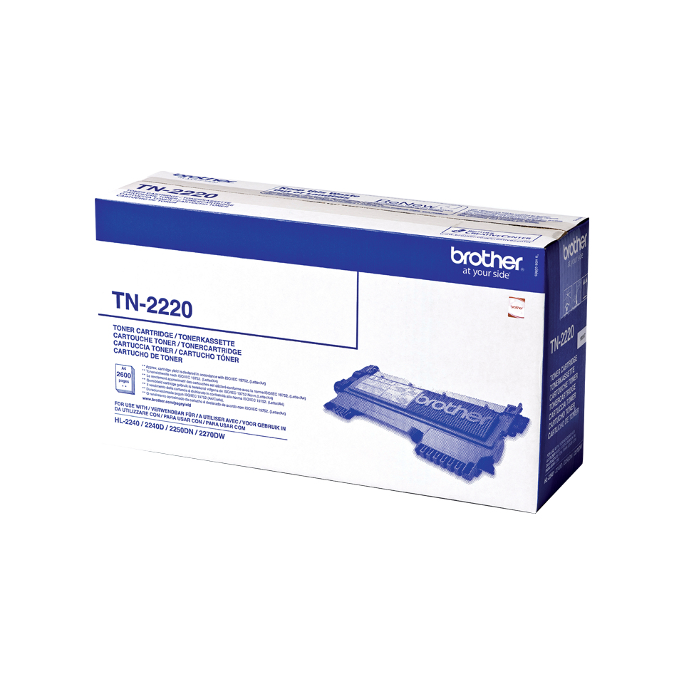 Brother TN-2220 Laserpatrone 2600Seiten Schwarz Lasertoner / Patrone