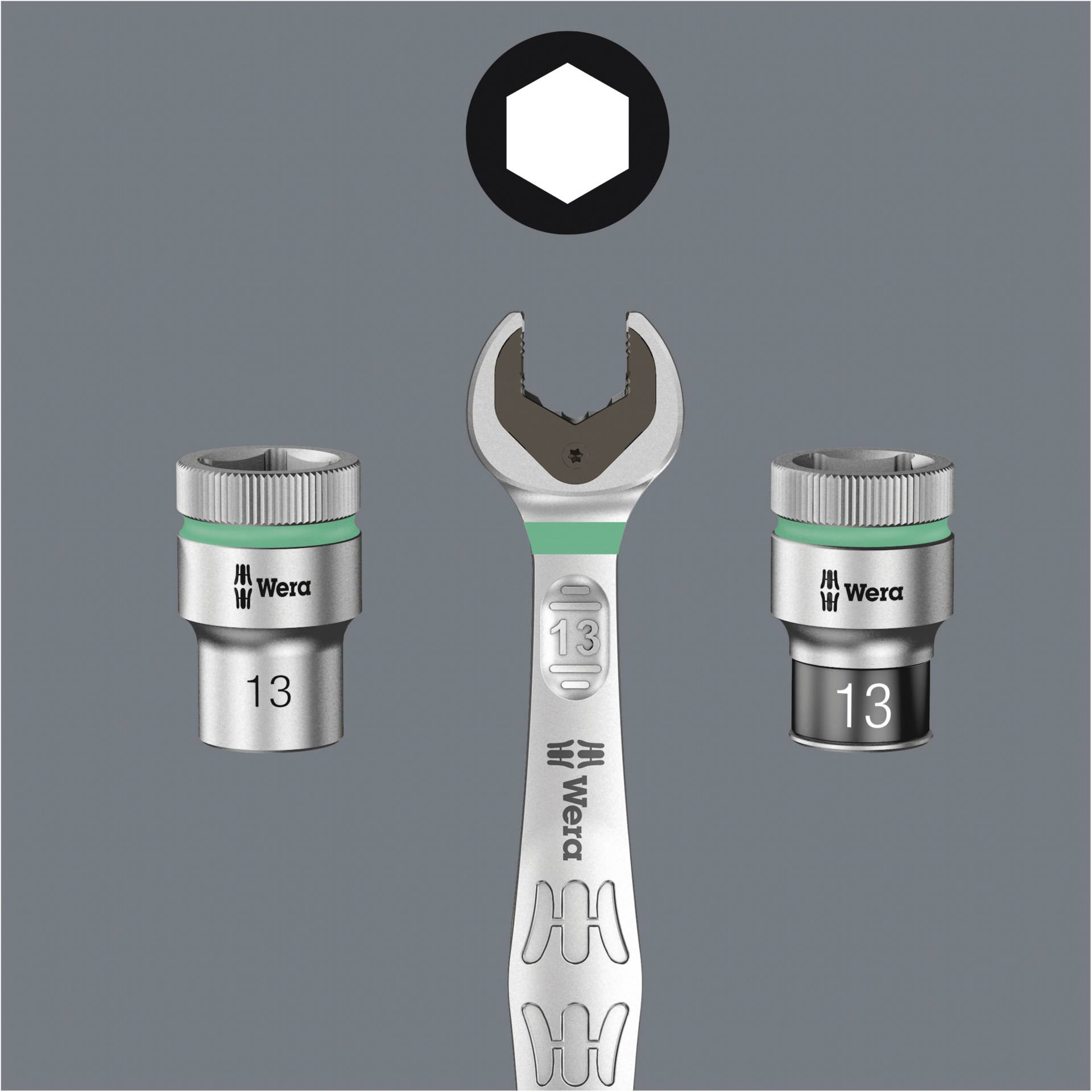 WERA Tool-Check Automotive 1 Bits-Sortiment mit Ratsche 541508_08