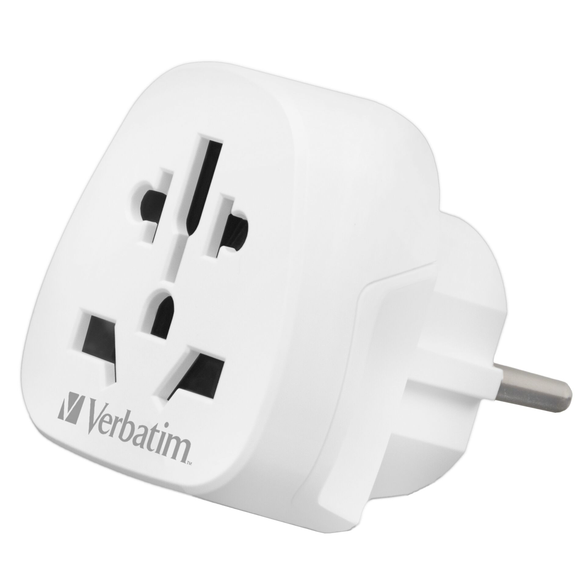 Verbatim World to Europe Travel Adapter Plug, weiß WTEU-02 49549