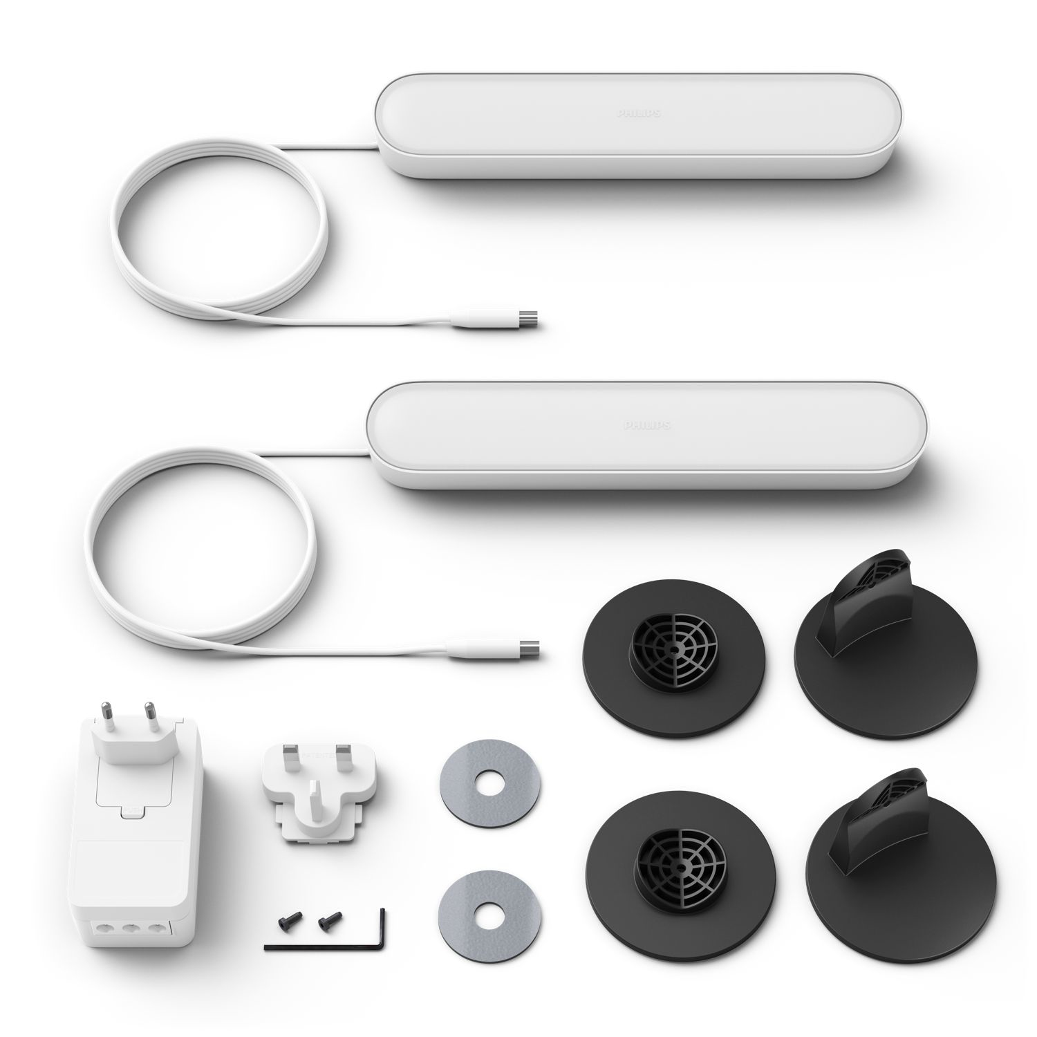 Philips Hue White and Color ambiance Play Lightbar Doppelpack