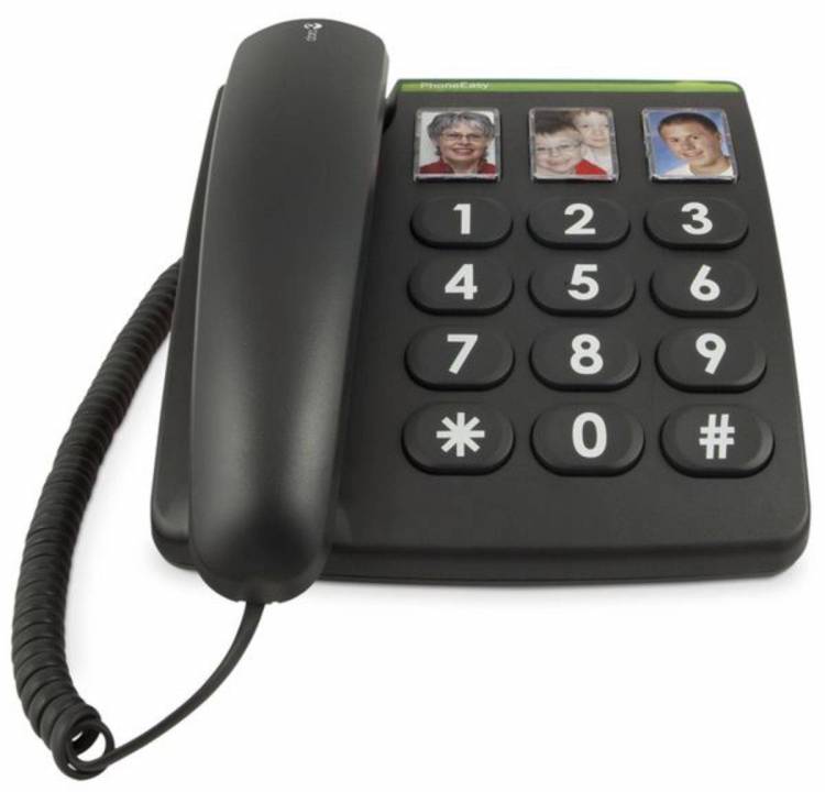 doro Großtastentelefon PhoneEasy331ph schwarz