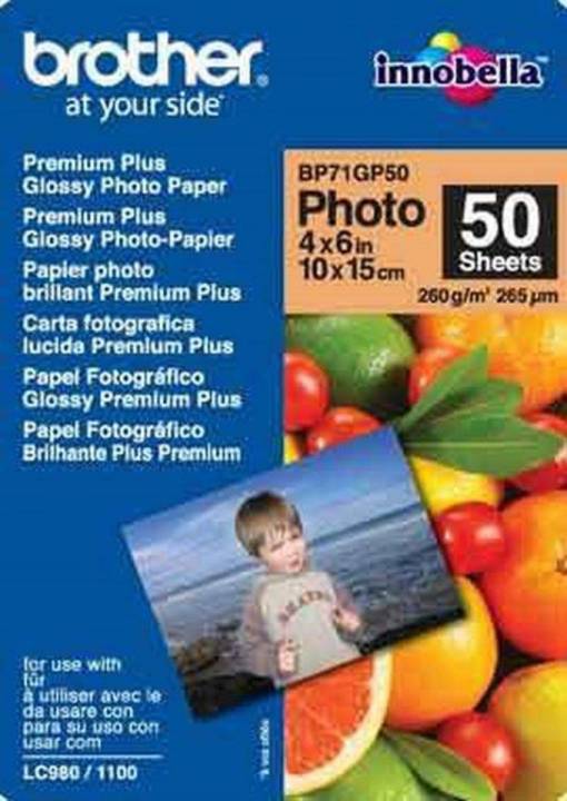 Brother Fotopapier A6 50 Blatt (bis 6000 dpi) 260g/m²