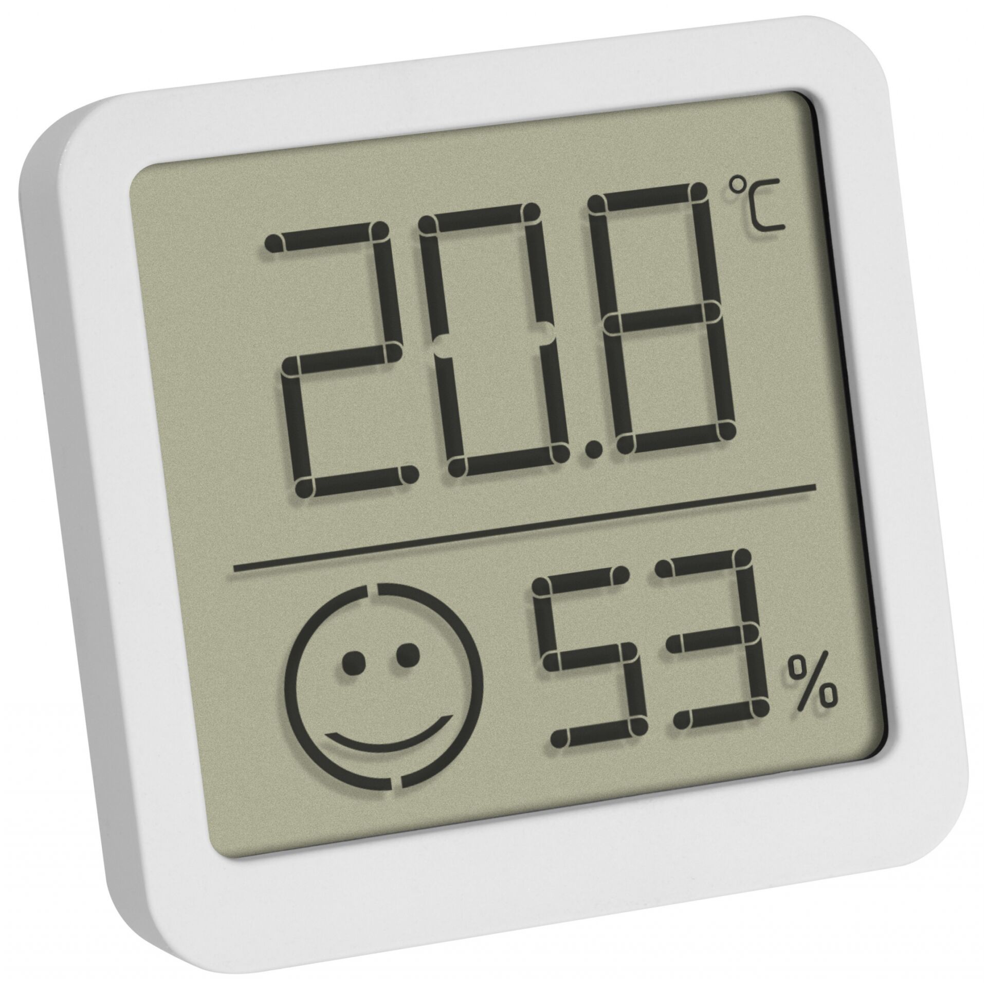 TFA 30.5053.02.04   4er Set weiß Digitales Thermo Hygrometer