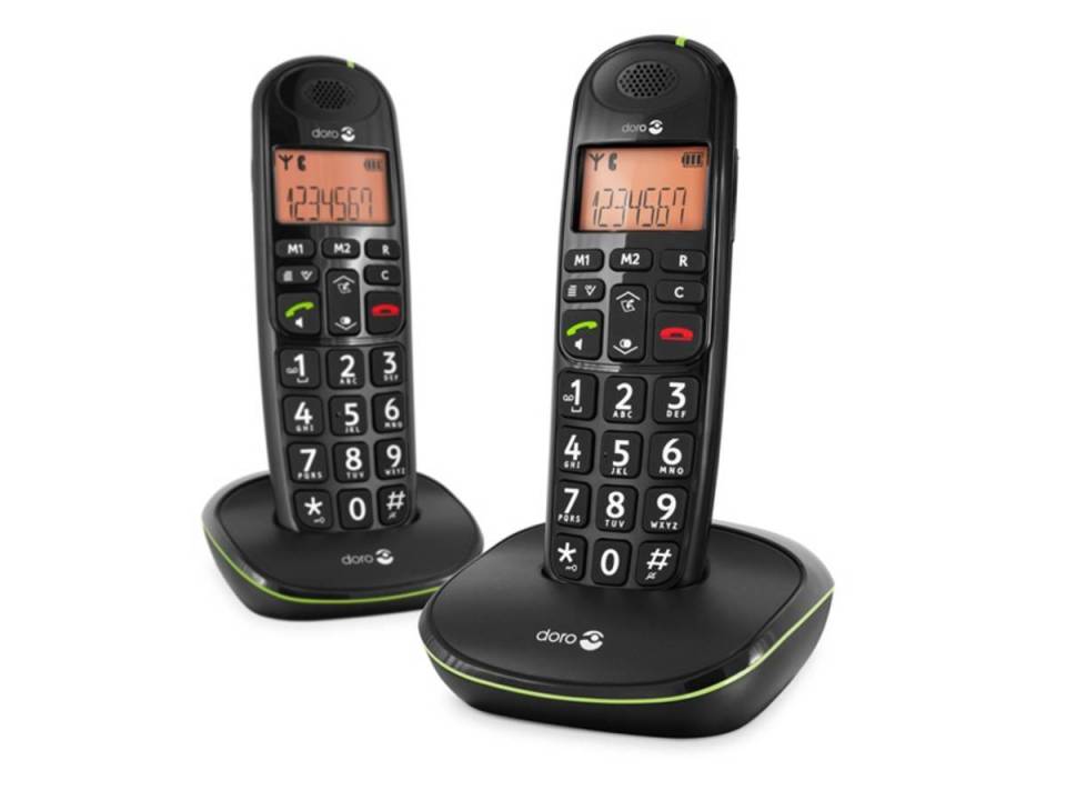doro PhoneEasy 100w Duo schwarz