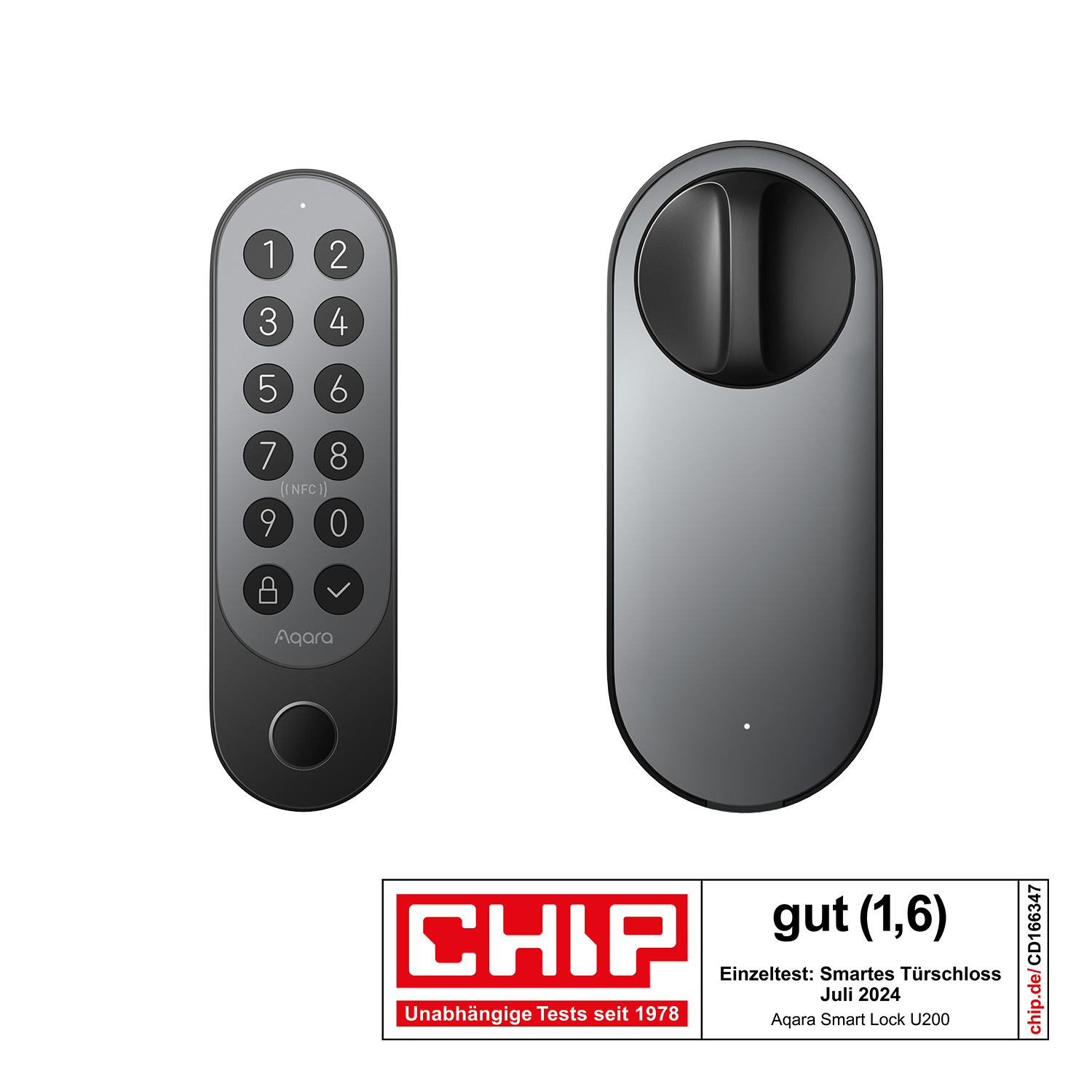 Aqara Smart Lock U200 (Schwarz)