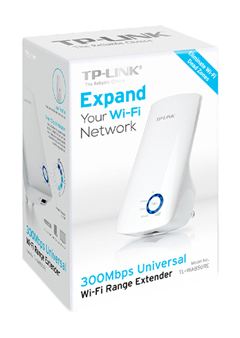 TP-LINK TL-WA850RE Netzwerkempfänger 10,100 Mbit/s Weiß