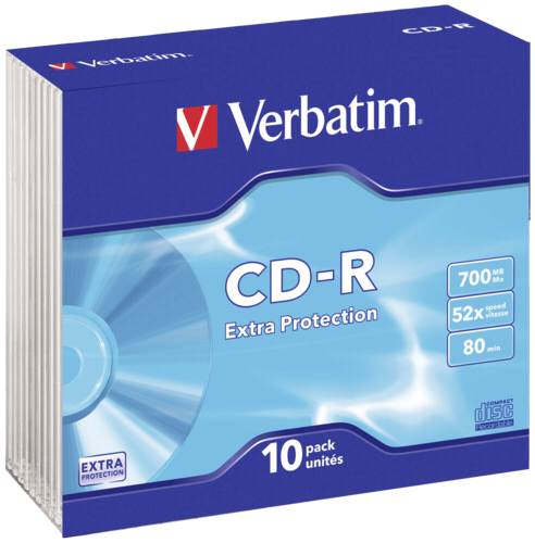 1x10 Verbatim CD-R 80 700MB