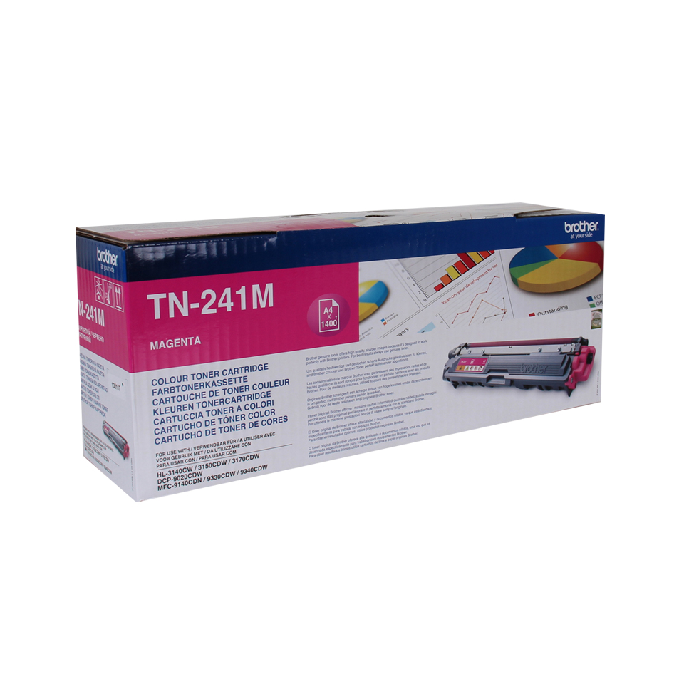 Brother TN-241M Laserpatrone 1400Seiten Magenta Lasertoner / Patrone