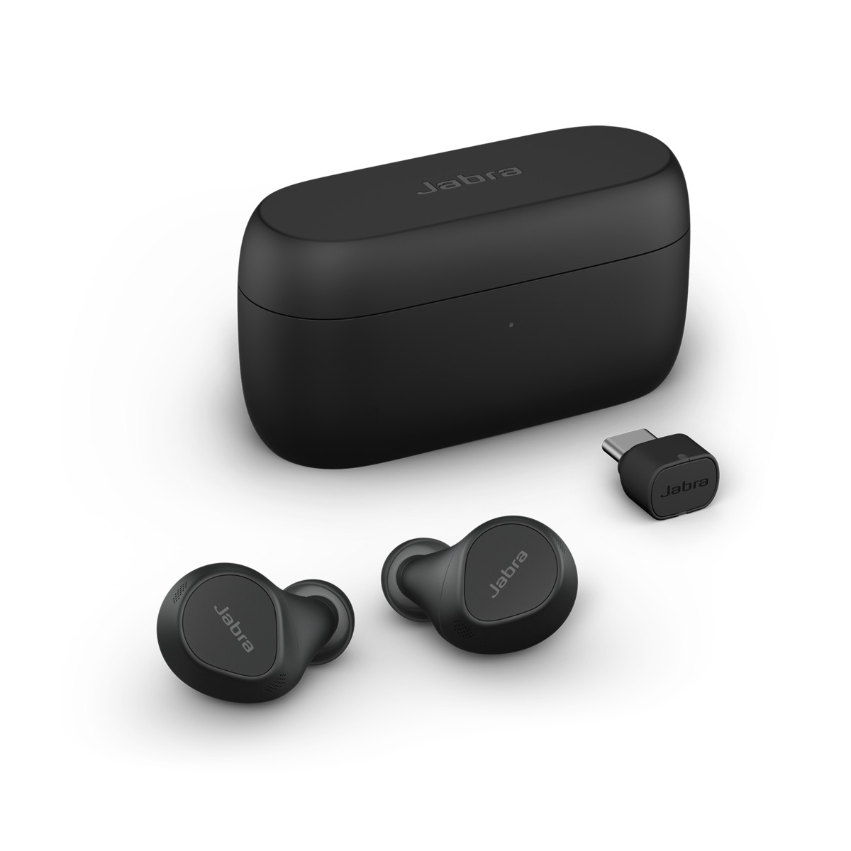 JABRA Evolve2 Buds UC USB-C +Wireless Charging Pad