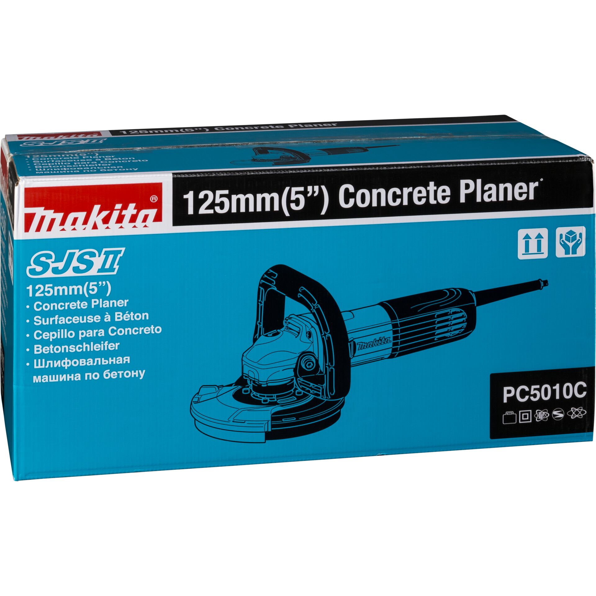 Verpackung des Makita 125mm (5 Zoll) Betonschleifers PC5010C mit SJS-Technologie