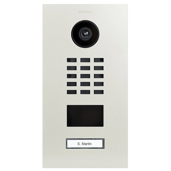 DoorBird D2101V IP Video Türstation V4A Edelstahl, RAL 9010