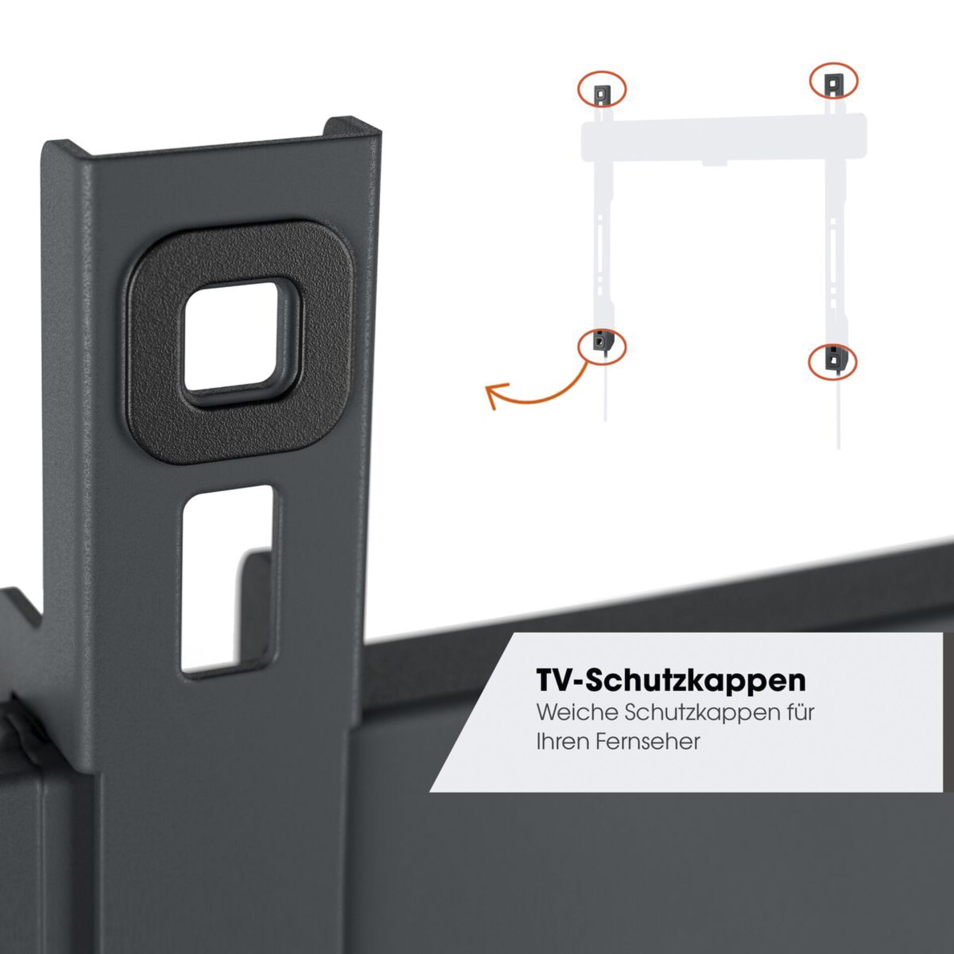 Vogels ELITE TVM 5845 schwarz Schwenkbare TV-Wandhalt. 55-100