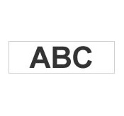 Brother Gloss Non-Laminated Labelling Tape - 12mm, Black/White TZ Etiketten erstellendes Band