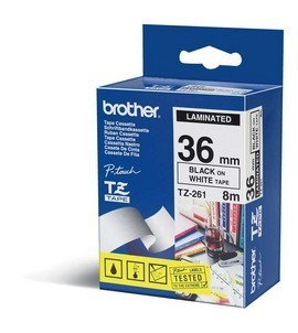 Brother TZe-261 TZ Etiketten erstellendes Band