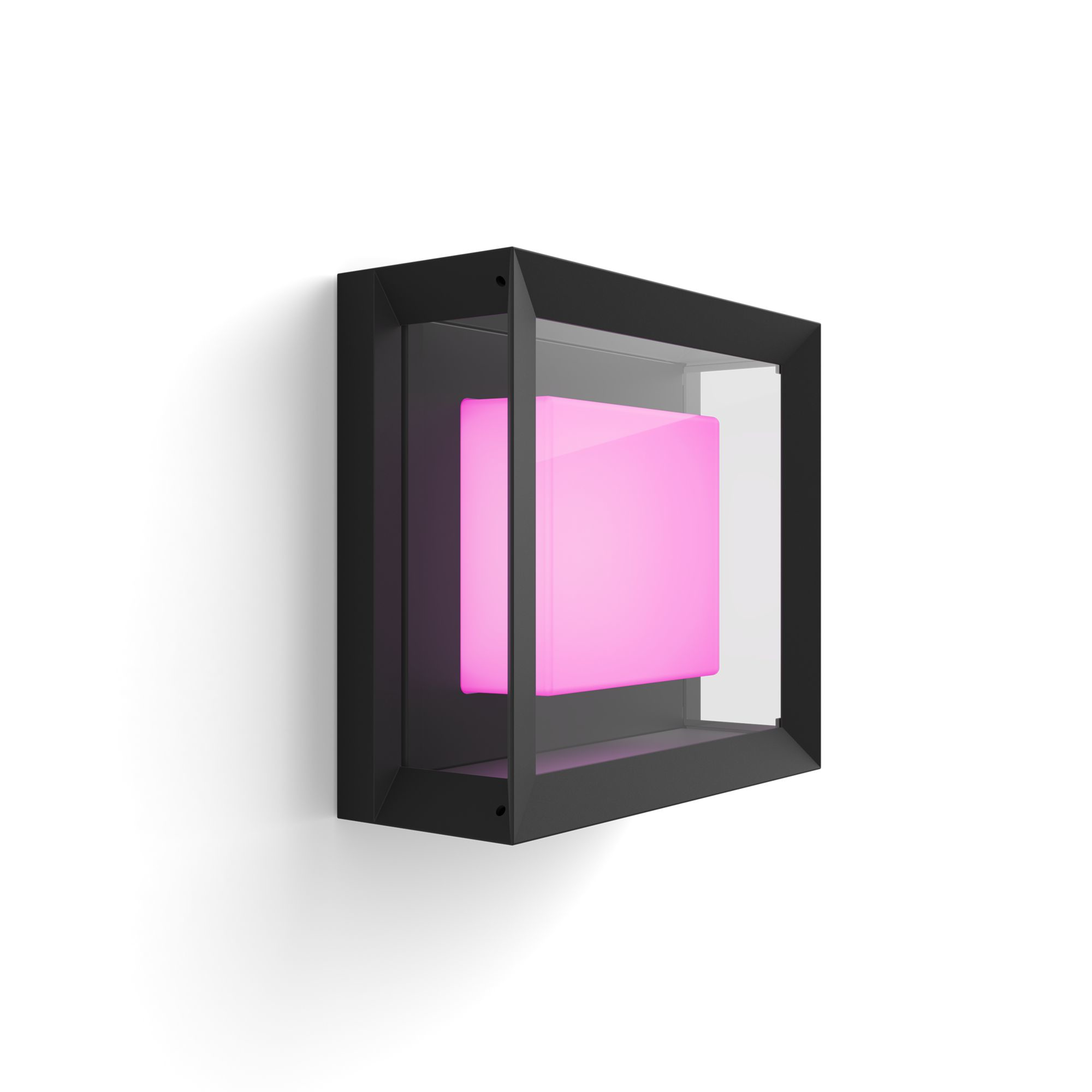 Philips HUE Econic LED Wandleuchte, quadratisch, schwarz