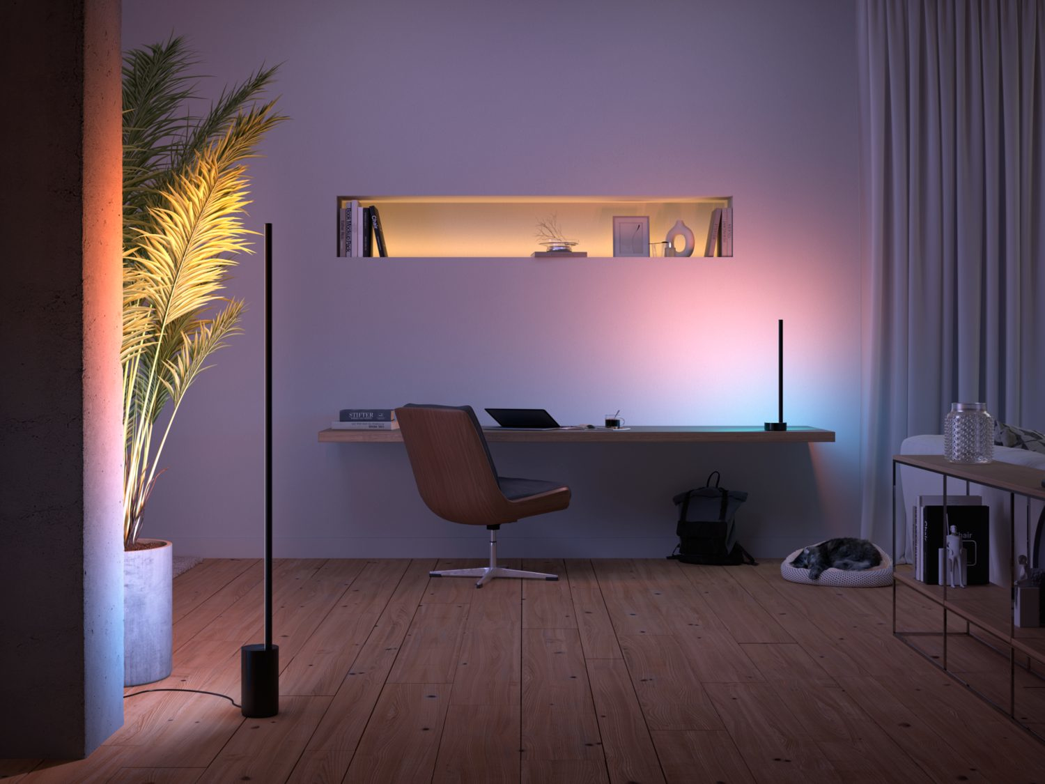 Philips Hue Gradient Signe Stehleuchte schwarz 93969751_1659356621