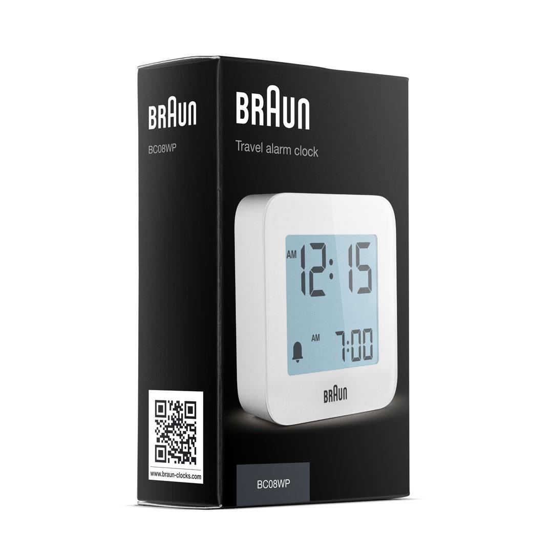 Braun BC08 Digitaler Wecker Weiß