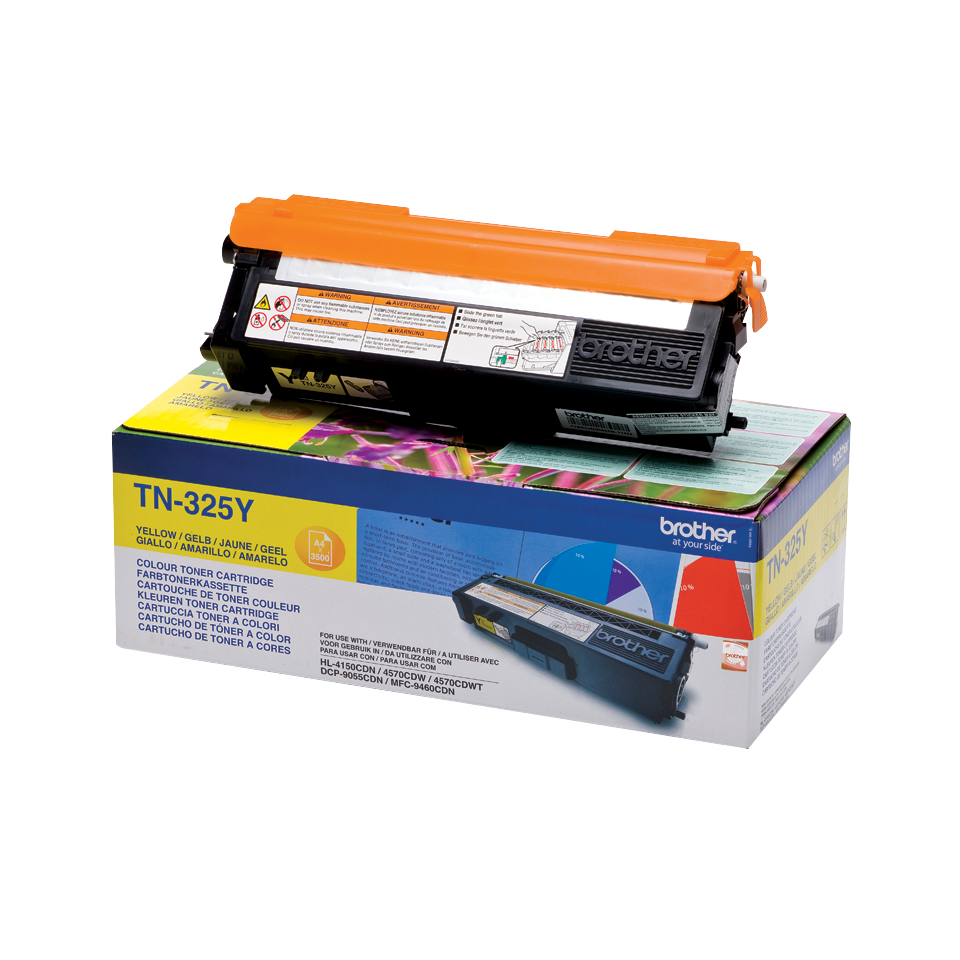 Brother TN-325Y Laserpatrone 3500Seiten Gelb Lasertoner / Patrone