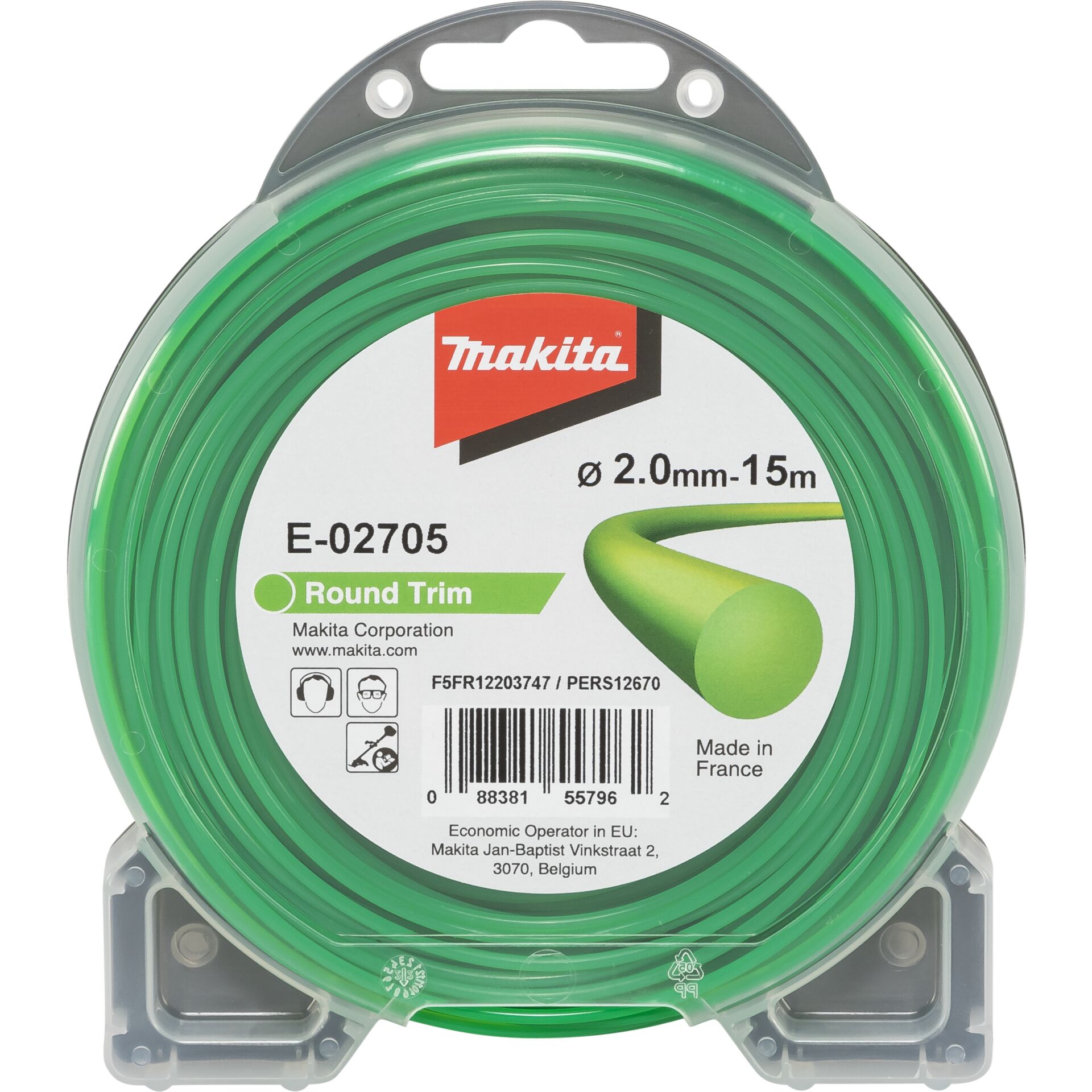Makita E-02705 Mähfaden rund 2,0mmx15m 806227_00